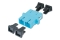 DIGITUS LWL Kupplung SC->SC Multimode Duplex OM3 blau