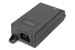 DIGITUS Gigabit Ethernet PoE Injektor 802.3at 30W schwarz