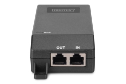 DIGITUS Gigabit Ethernet PoE Injektor 802.3at 30W schwarz