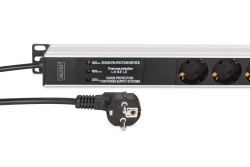 DIGITUS PDU 9-fach 19 Alu. 1HE 2m schwarz