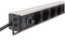DIGITUS Steckdosenleiste 9-fach 19 Alu. 1HE 2m schwarz