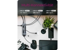 Hub 11-in-1 Hub IcyBox USB 3.2 mit Type-C & Kartenleser