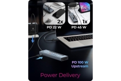 Hub 11-in-1 Hub IcyBox USB 3.2 mit Type-C & Kartenleser