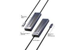 Hub 10-in-1 Hub IcyBox USB 3.2 mit 10 Anschlüssen