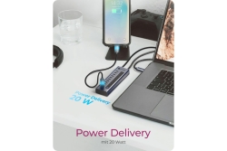 Hub 10-in-1 Hub IcyBox USB 3.2 mit 10 Anschlüssen