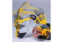 Jamara CaDA Bagger Bricks gelb 8+