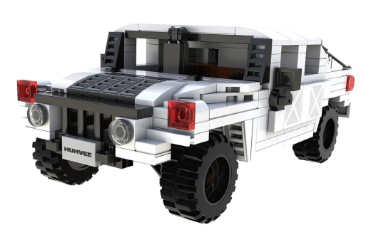 Jamara CaDA Humvee 1:24 Bricks weiß 8+
