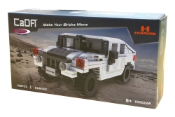 Jamara CaDA Humvee 1:24 Bricks weiß 8+