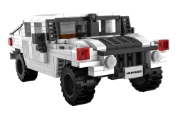 Jamara CaDA Humvee 1:24 Bricks weiß 8+