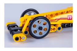 Jamara CaDA Drag Racing 1:24 Bricks gelb