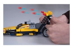 Jamara CaDA Drag Racing 1:24 Bricks gelb