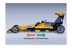 Jamara CaDA Drag Racing 1:24 Bricks gelb