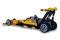 Jamara CaDA Drag Racing 1:24 Bricks gelb