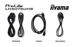 IIYAMA 125.7cm(50) LH5075UHS-B2AG 16:9 3xHDMI+DP+2xUSB VA