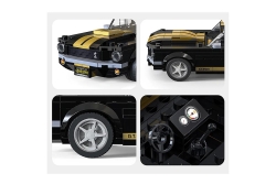 Jamara CaDA Shelby GT350 1:24 Bricks schwarz 8+