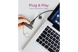 Adapter IcyBox USB 3.2 Gen1 3-in-1 Kartenleser USB Type-C/A