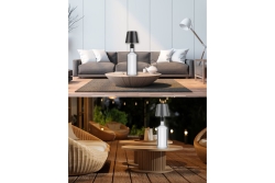 AddLiving LED Flaschenleuchte Schwarz