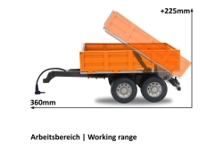 Jamara Kipper für RC-Traktor 1:16 orange 6+