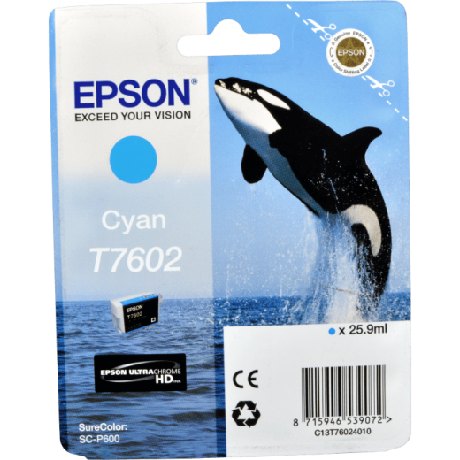 Epson Tinte C13T760240 cyan T7602
