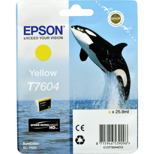 Epson Tinte C13T760440 yellow T7604