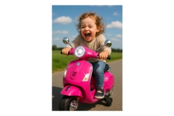 Jamara Ride-on Vespa GTS 125 pink Li-Power 12.6