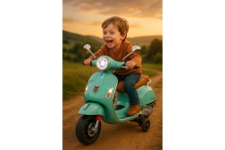 Jamara Ride-on Vespa GTS 125 mintgrün Li-Power 12.6