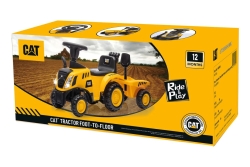 Jamara Rutscher Caterpillar Traktor mit Anhänger 2in1 gelb