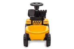 Jamara Rutscher Caterpillar Traktor mit Anhänger 2in1 gelb