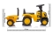 Jamara Rutscher Caterpillar Traktor mit Anhänger 2in1 gelb