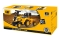 Jamara Rutscher Caterpillar Traktor mit Anhänger 2in1 gelb