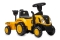 Jamara Rutscher Caterpillar Traktor mit Anhänger 2in1 gelb
