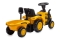 Jamara Rutscher Caterpillar Traktor mit Anhänger 2in1 gelb