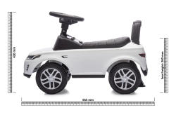 Jamara Rutscher Land Rover Discovery 2in1 weiß