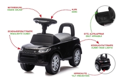 Jamara Rutscher Land Rover Discovery 2in1 schwarz