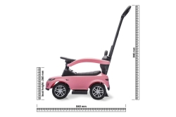 Jamara Rutscher Land Rover Discovery 3in1 pink