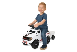 Jamara Rutscher Shelby Ford F-150 Raptor mit Anhänger weiß