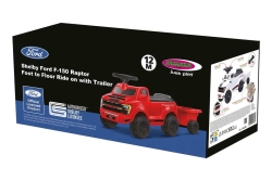 Jamara Rutscher Shelby Ford F-150 Raptor mit Anhänger weiß