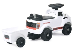Jamara Rutscher Shelby Ford F-150 Raptor mit Anhänger weiß
