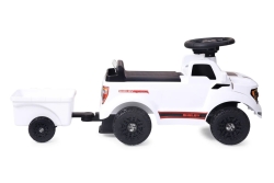 Jamara Rutscher Shelby Ford F-150 Raptor mit Anhänger weiß