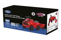 Jamara Rutscher Shelby Ford F-150 Raptor mit Anhänger rot