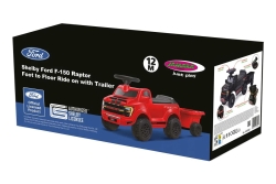 Jamara Rutscher Shelby Ford F-150 Raptor mit Anhänger schw.