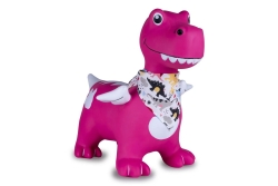 Jamara Hüpftier Dino mit Flügel HoppyDoo mit Pumpe pink