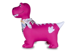 Jamara Hüpftier Dino mit Flügel HoppyDoo mit Pumpe pink