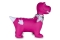 Jamara Hüpftier Dino mit Flügel HoppyDoo mit Pumpe pink