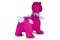 Jamara Hüpftier Dino mit Flügel HoppyDoo mit Pumpe pink
