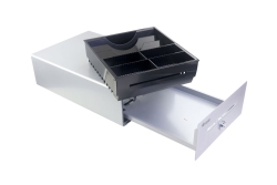Equip Kassenschublade 4Schein-/4Münzfächer RJ11 POS Silber