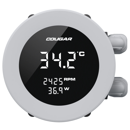 COUGAR CPU Wasserkühlung Poseidon Vistek 240, ARGB, Weiß