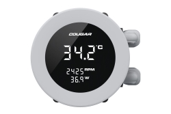 COUGAR CPU Wasserkühlung Poseidon Vistek 240, ARGB, Weiß