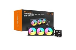 COUGAR CPU Wasserkühlung Poseidon Vistek Pro 360,ARGB,Schw.