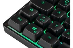 Deltaco Gaming Tastatur DK240 mini 60% USB, RGB, schwarz